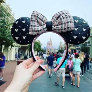 Disney Tweed & Pearl Chanel inspired ears *SOLD*